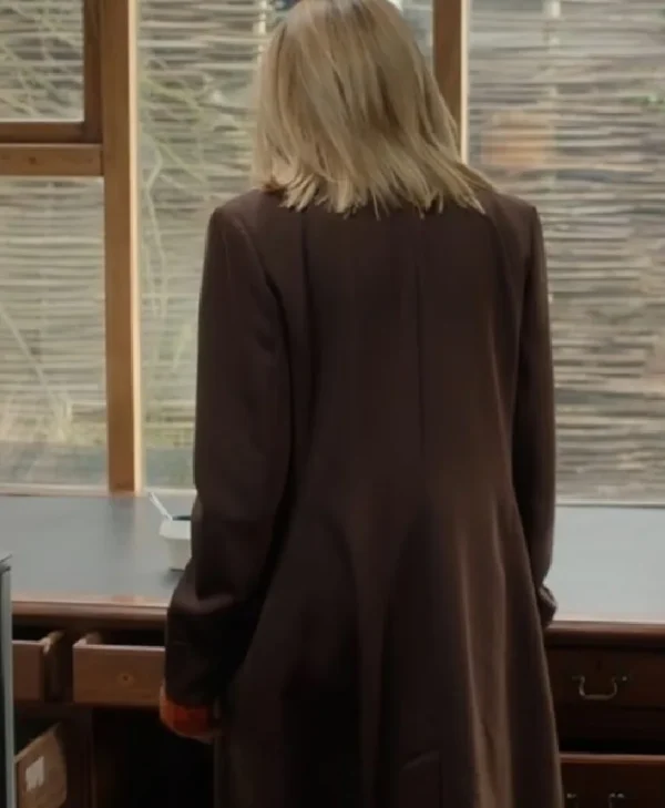 Bad Sisters Sharon Horgan Brown Wool Coat For Sale