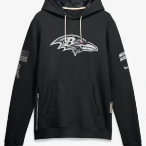 Baltimore Ravens 2026 Salute to Service Sideline Hoodie