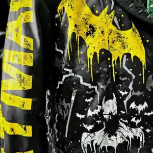 Batman Graphic Leather Jacket