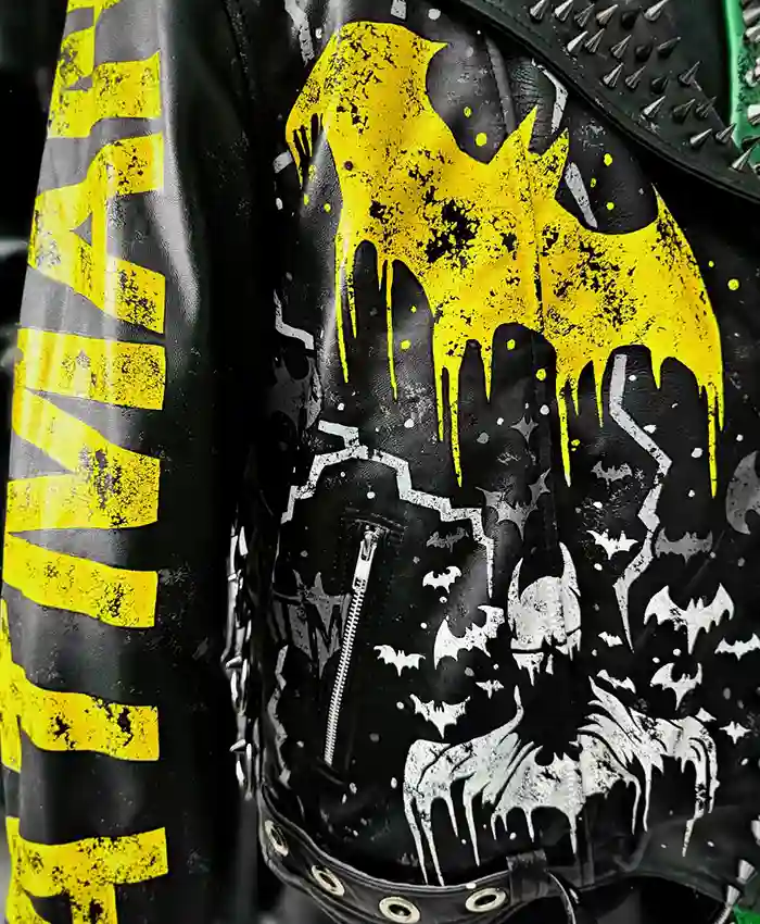 Batman Graphic Leather Jacket