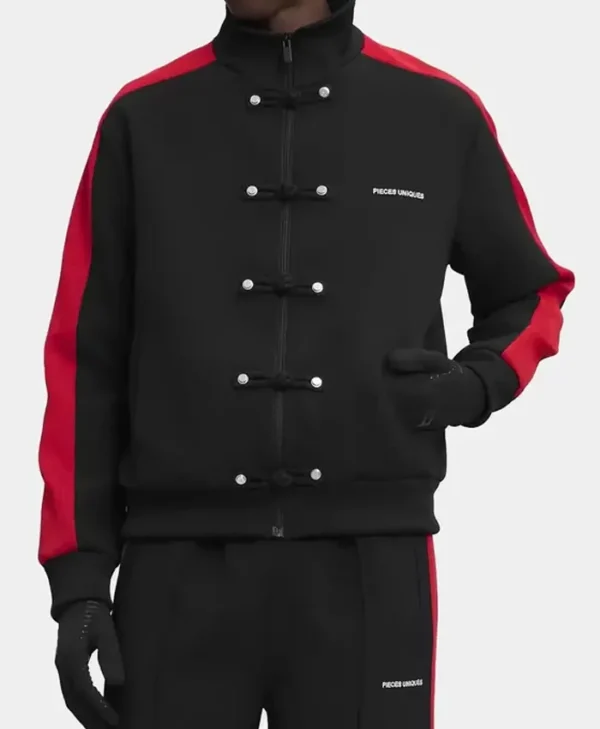 Black Casual Track Jacket