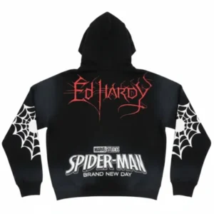 Black Heart Web Hoodie