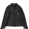 Black Leather Casual Jacket