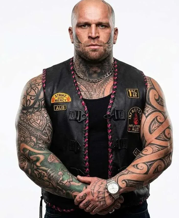 Black Leather Vestt