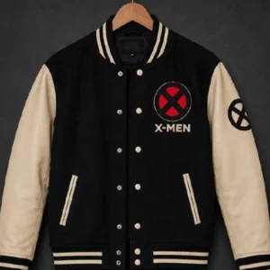 Black Superhero Varsity Jacket