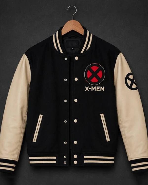 Black Superhero Varsity Jacket