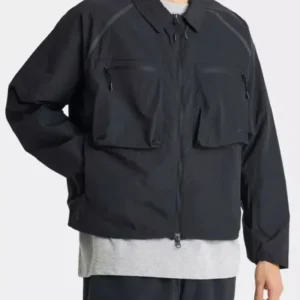 Black Utility Shirt for Men