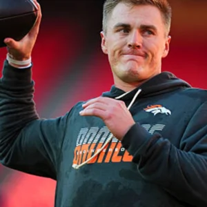 Bo Nix 2026 Denver Broncos Sideline Hoodie