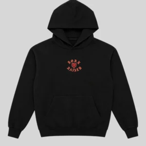 Born x Raised Chicago Bears Chrome Rocker Black Hoodie