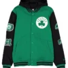 Boston Celtics Throwback Patch Letterman Jacket