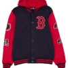 Boston Red Sox Throwback Patch Letterman Jacket
