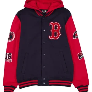 Boston Red Sox Throwback Patch Letterman Jacket