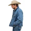 Brandon Sklenar The Rescue 2027 Blue Denim Jacket