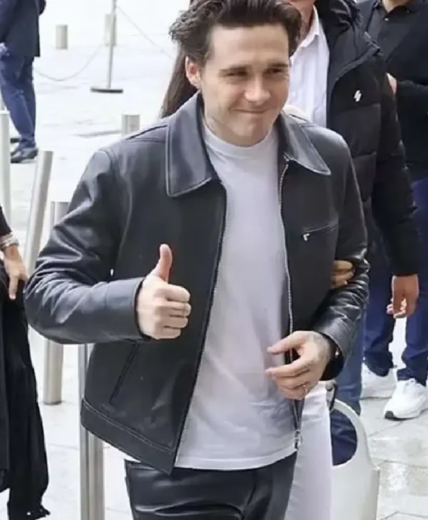 Brooklyn Beckham Leather Jacket