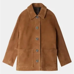 Brown Suede Coat