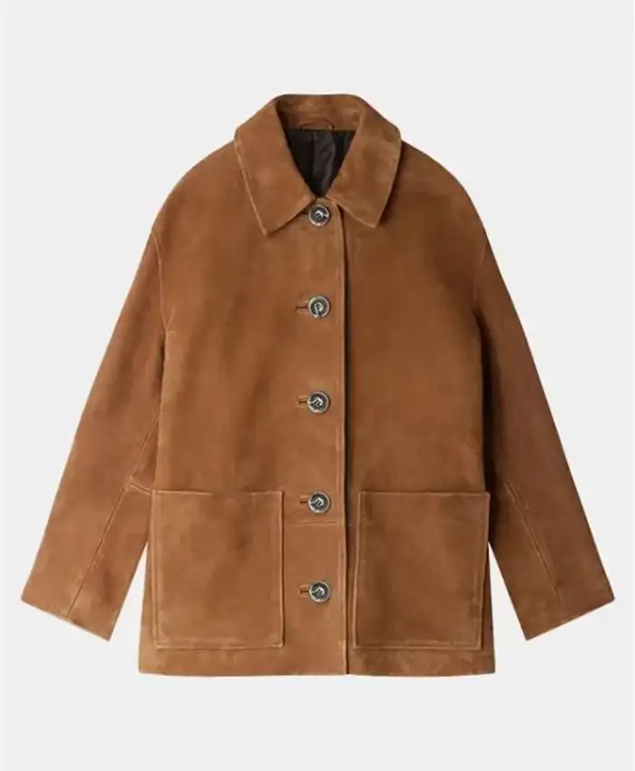 Brown Suede Coat