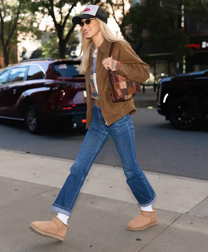 Brown Suede Fashion Jacket