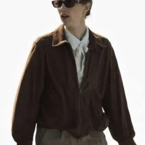 Brown Suede Fashion Jacket
