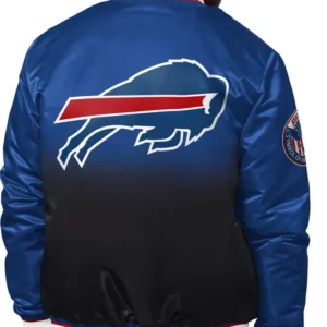 Buffalo Bills Starter Blue Pass Rush Varsity Jacket For Sale