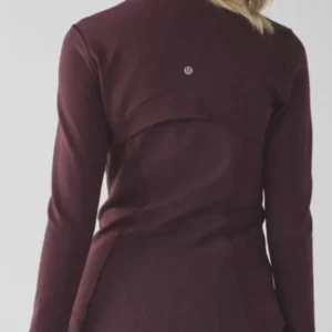 Burgundy Define Jacket