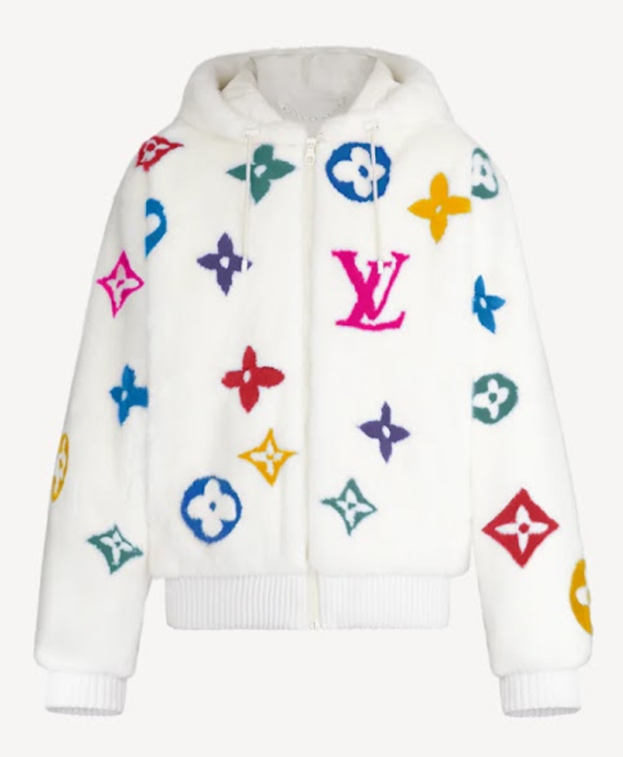 Buy BTS Jungkook Louis Vuitton Monogram Mink Fur Hooded Jacket