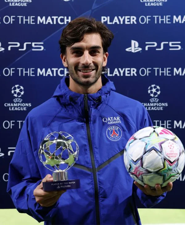 Buy Champions League Ferran Torres Blue Jacket