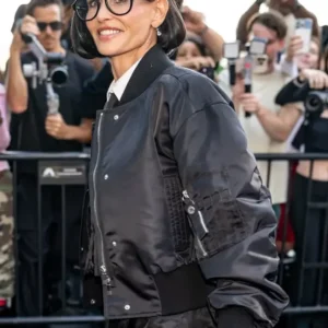 Buy Demi Moore NY Fashion Week 2026 Black Jacket