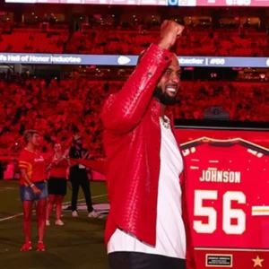 Buy Derrick Johnson KC Chiefs Hall of Fame Red Jacket