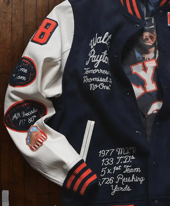 Buy Dwyane Wade Walter Payton Sweetness Varsity Jacket