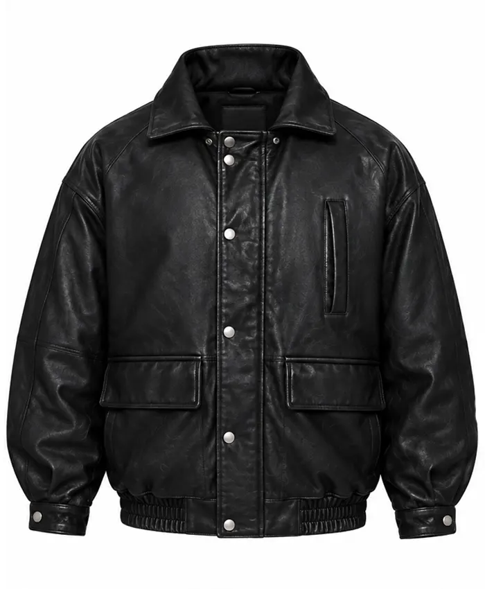 Buy FAT JOE Set Of Keys Video Black Leather Jacket