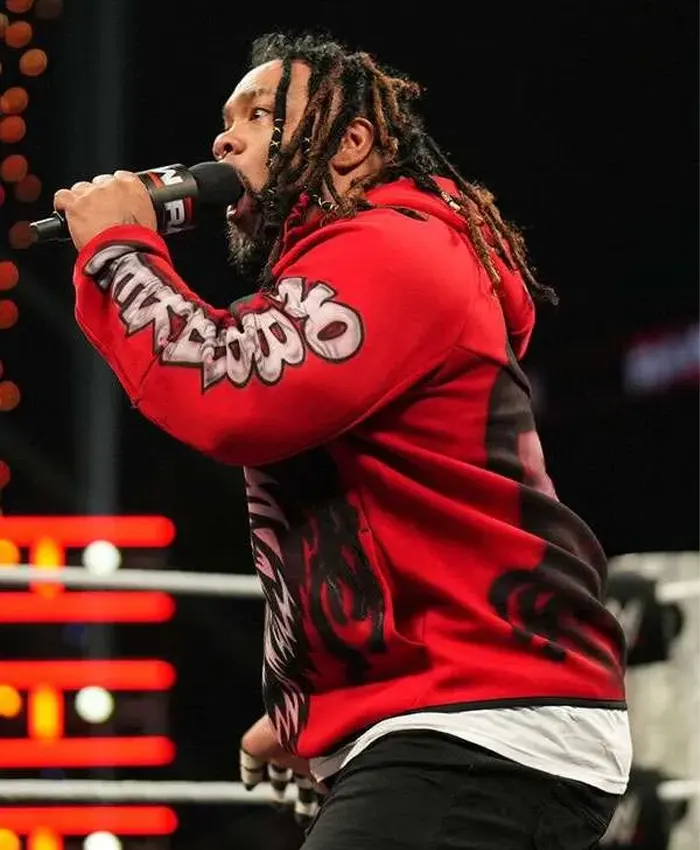 Buy Jacob Fatu WWE RAW 2026 Red Wolf Jacket