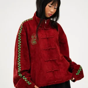 Buy Neptun x Sonic Red Suede Jacket