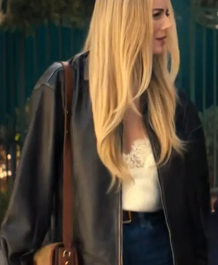 Buy Nobody Wants This Morgan Brown Leather Jacket