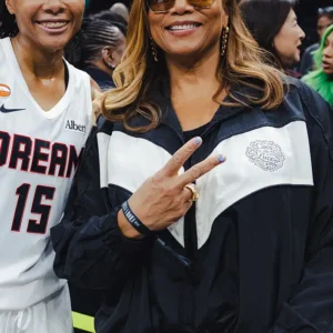 Buy Queen Latifah WNBA ATL vs. NYL Black Tracksuit