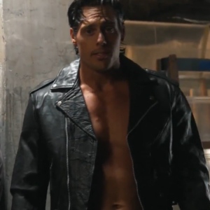 Buy Rebel Heart Steven Borden Black Leather Jacket