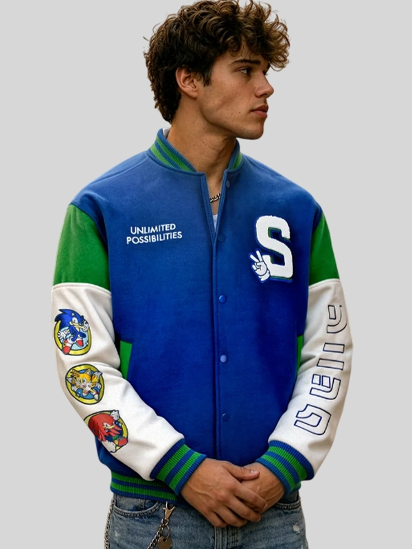 Buy Sonic the Hedgehog 35th Anniversary Varsity Jacket