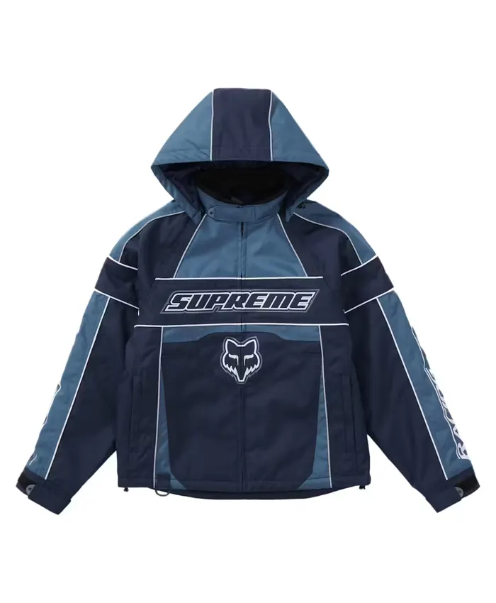 Buy Supreme Fox Racing Blue Jacket For Sale