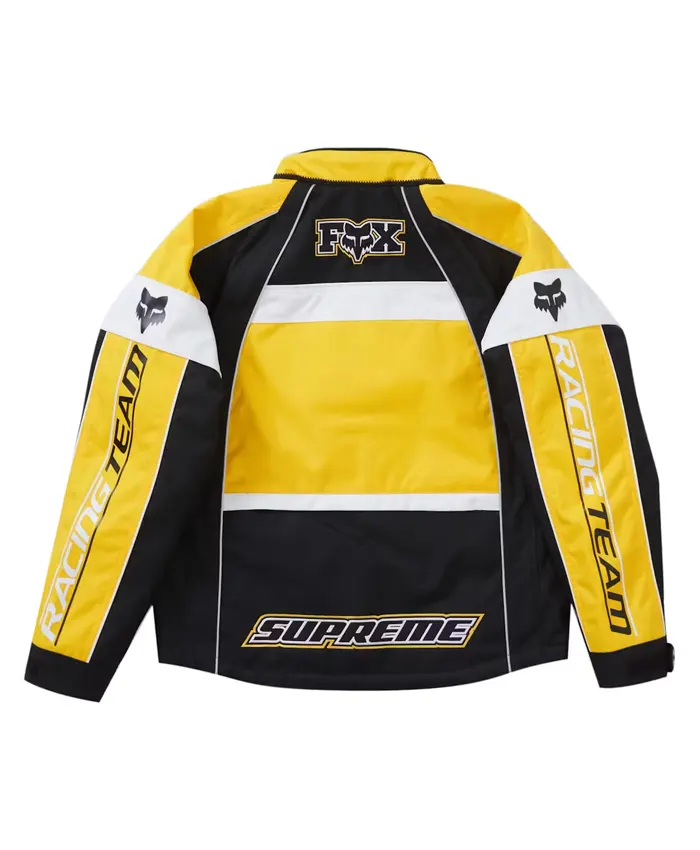 Buy Supreme Fox Racing yellow Jacket