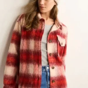 Buy The Jetty Ruby Stokes Red Plaid Jacket