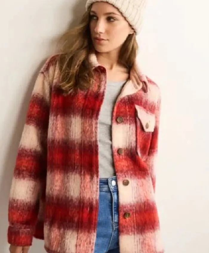 Buy The Jetty Ruby Stokes Red Plaid Jacket