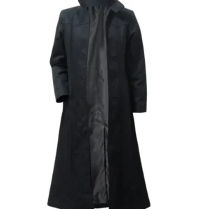 Buy The Matrix Neo Black Cotton Trench Coat