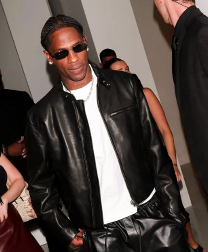 Buy Travis Scott Bottega Veneta SS27 Show Leather Jacket