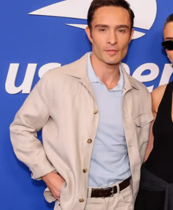 Buy US Open Tennis 2026 Ed Westwick Beige Jacket