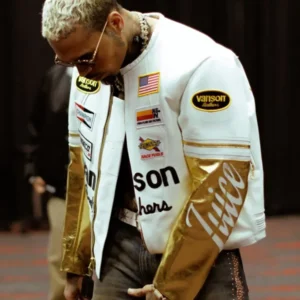 Buy Vanson Leathers X Chris Brown Jacket