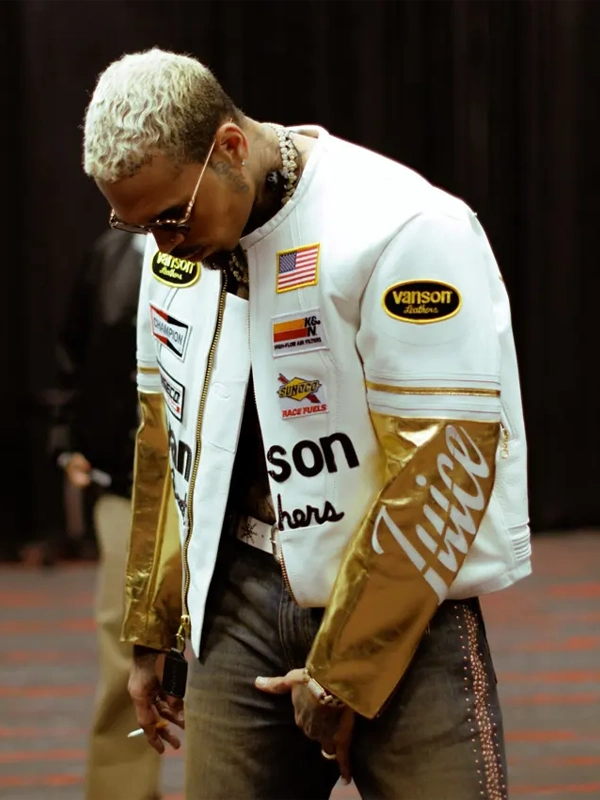 Buy Vanson Leathers X Chris Brown Jacket