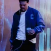 Caleb Williams Tunnel Blue Varsity Jacket