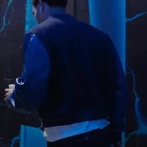 Caleb Williams Tunnel Blue Varsity Jacket For SAle