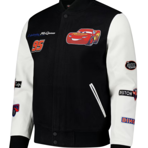 Cars Freeze Max Radiator Full-Zip Black Varsity Jacket