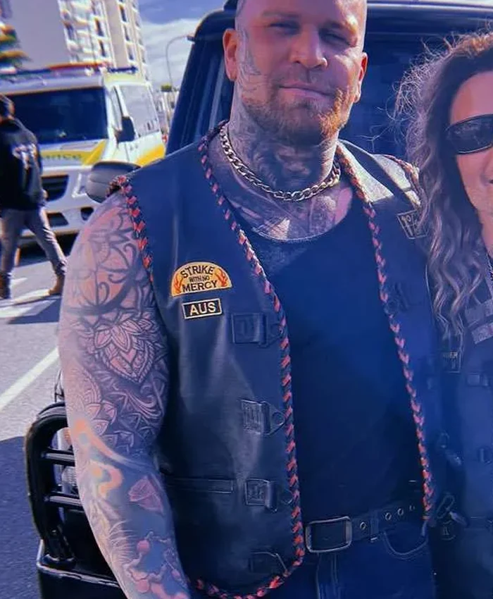 Celebrity Inspired Leather Vest