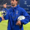 Champions League Ferran Torres Blue Jacket